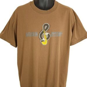 Bourbon Street T Shirt Vintage 90s 1996 New Orleans Jazz Made In USA Mens XL